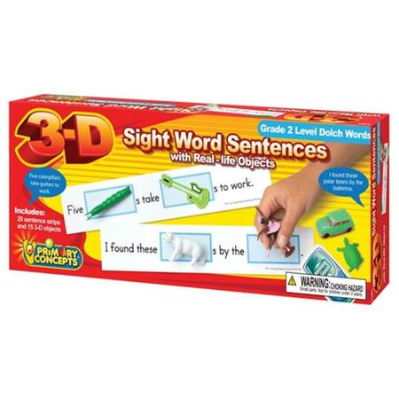 PRIMARY CONCEPTS 3-D Sight Word Sentences Grade 2 PC-5283